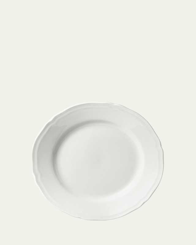 Bianco Antico Doccia Flat Bread Plate